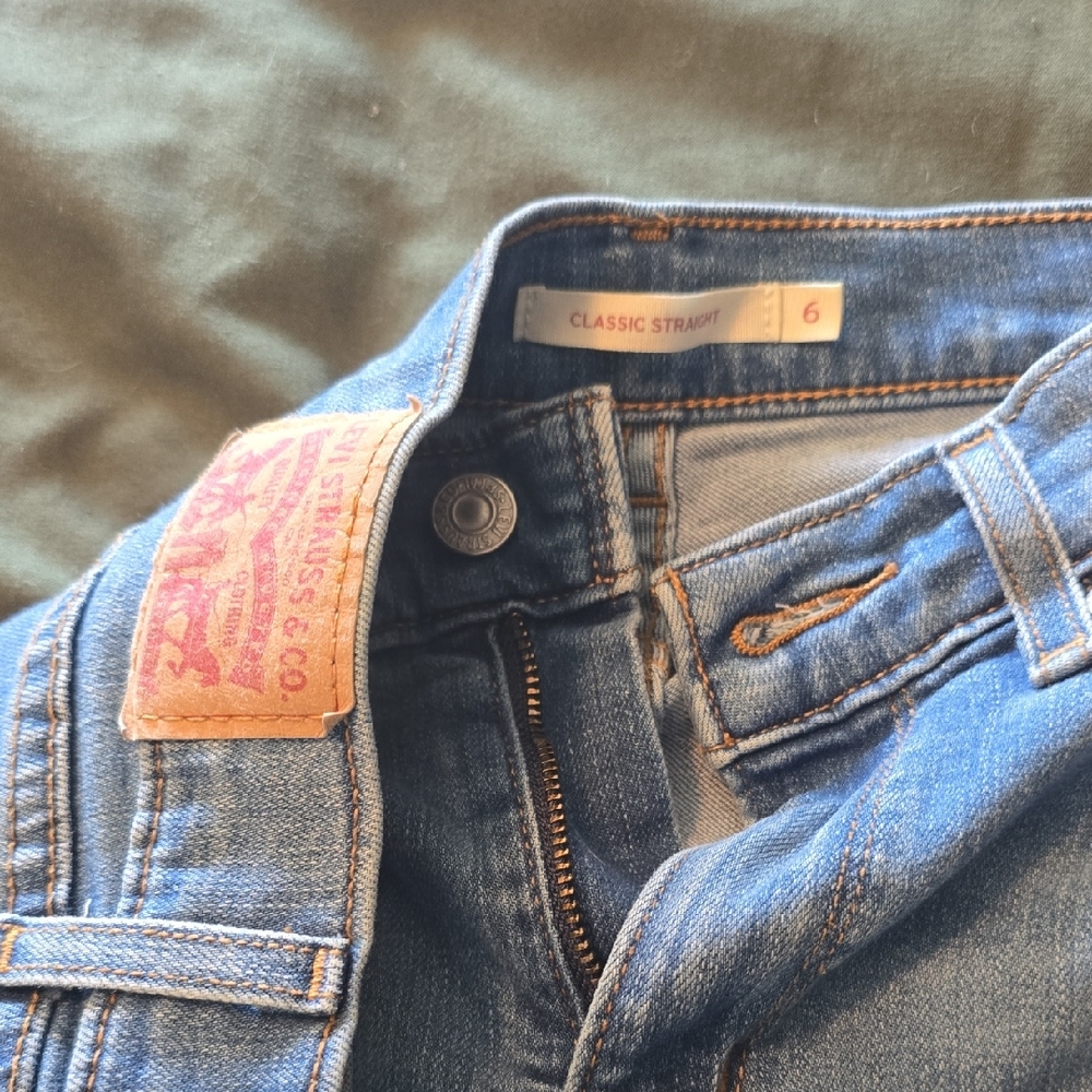 Levi's Medium Blue Classic Straight Jeans